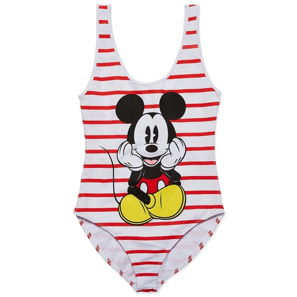 Disney Tops - New! Disney Mickey Mouse Bodysuit Leotard XS XL